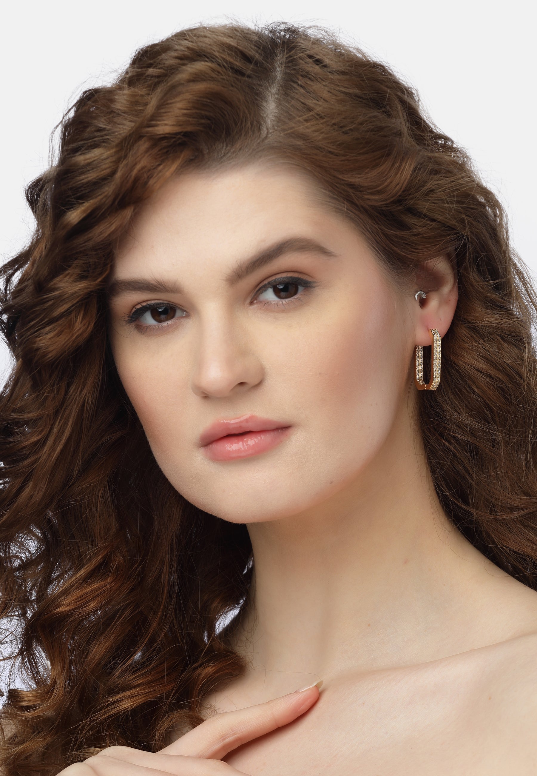 Sleek and Stylish Hoop Earrings