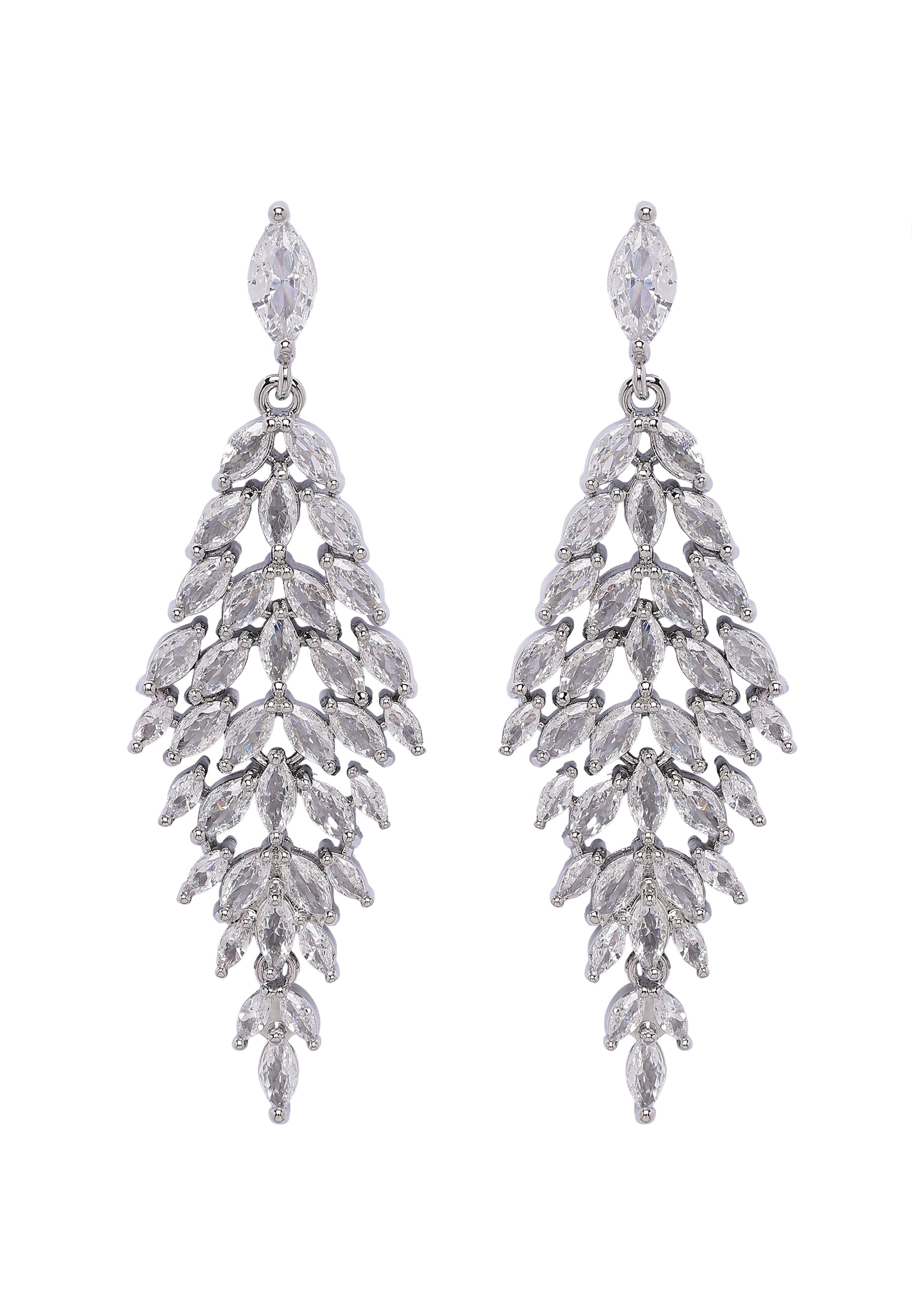 Diamond Dew Drop Earrings