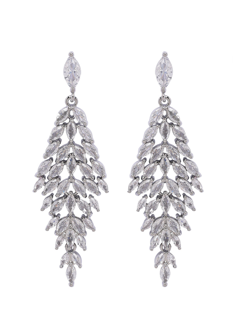 Diamond Dew Drop Earrings
