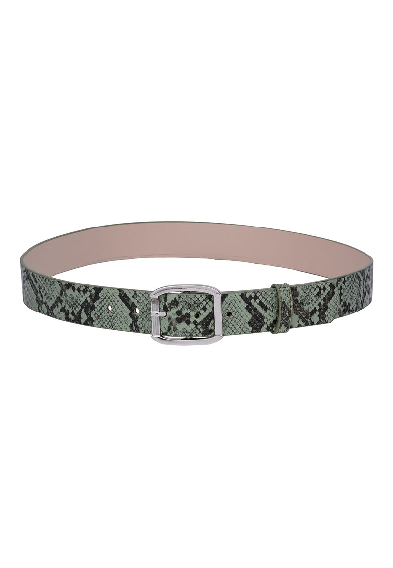 Exotic Snake Print Belt