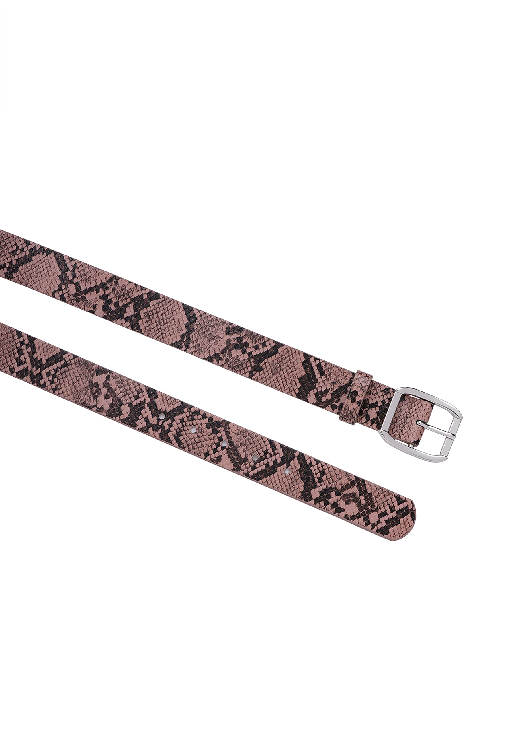 Ceinture à imprimé serpent exotique