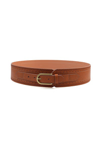 Ceinture marron clair élégante