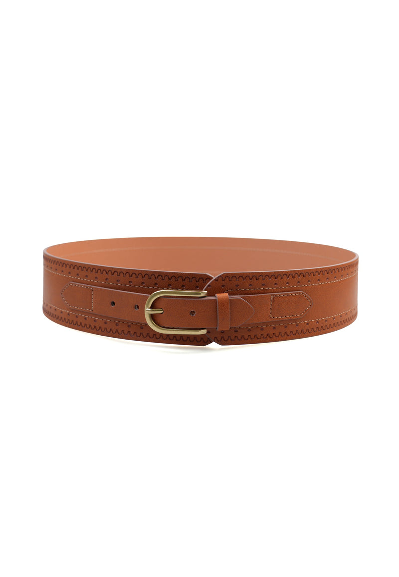 Ceinture marron clair élégante