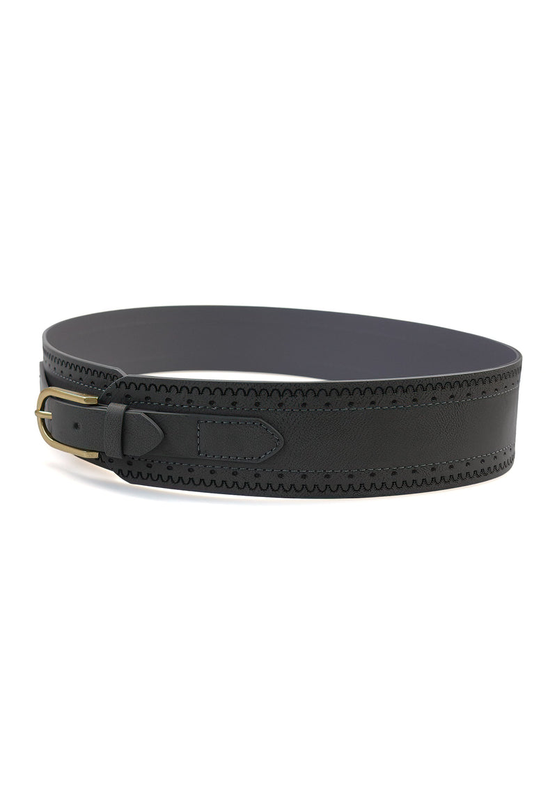 Ceinture gris foncé élégante