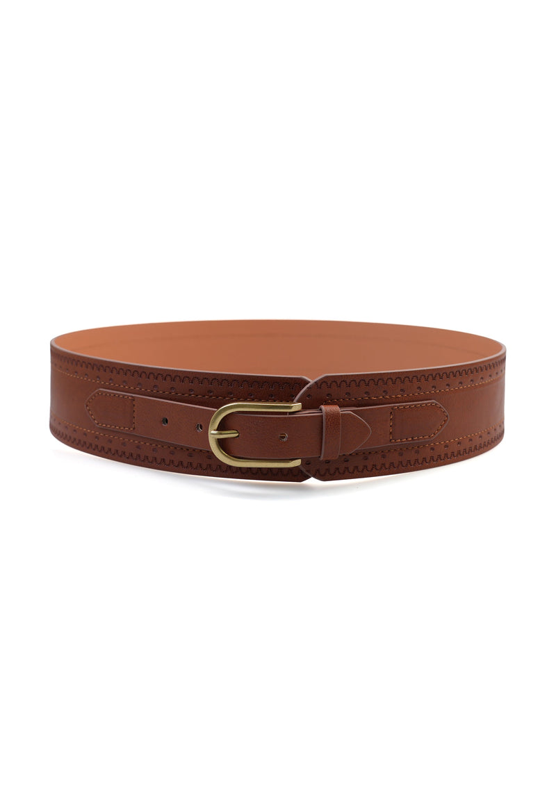 Ceinture marron foncé élégante