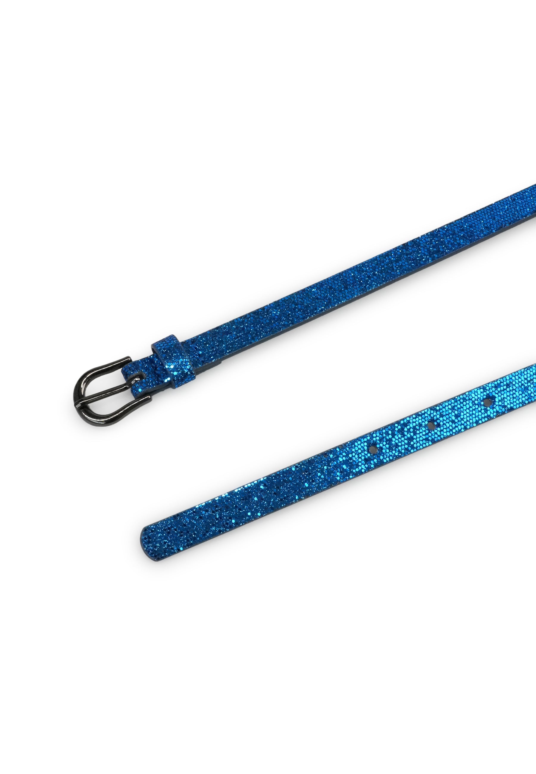 Ceinture élégante et brillante à imprimé serpent