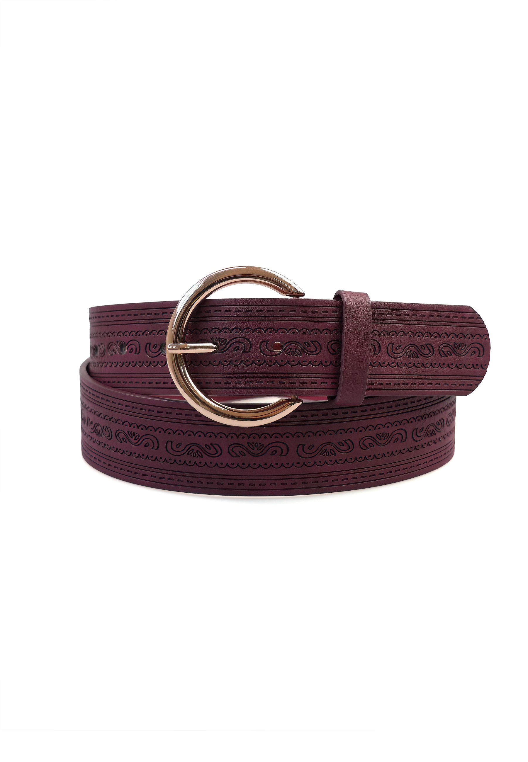 Magenta Designer Classic Belt