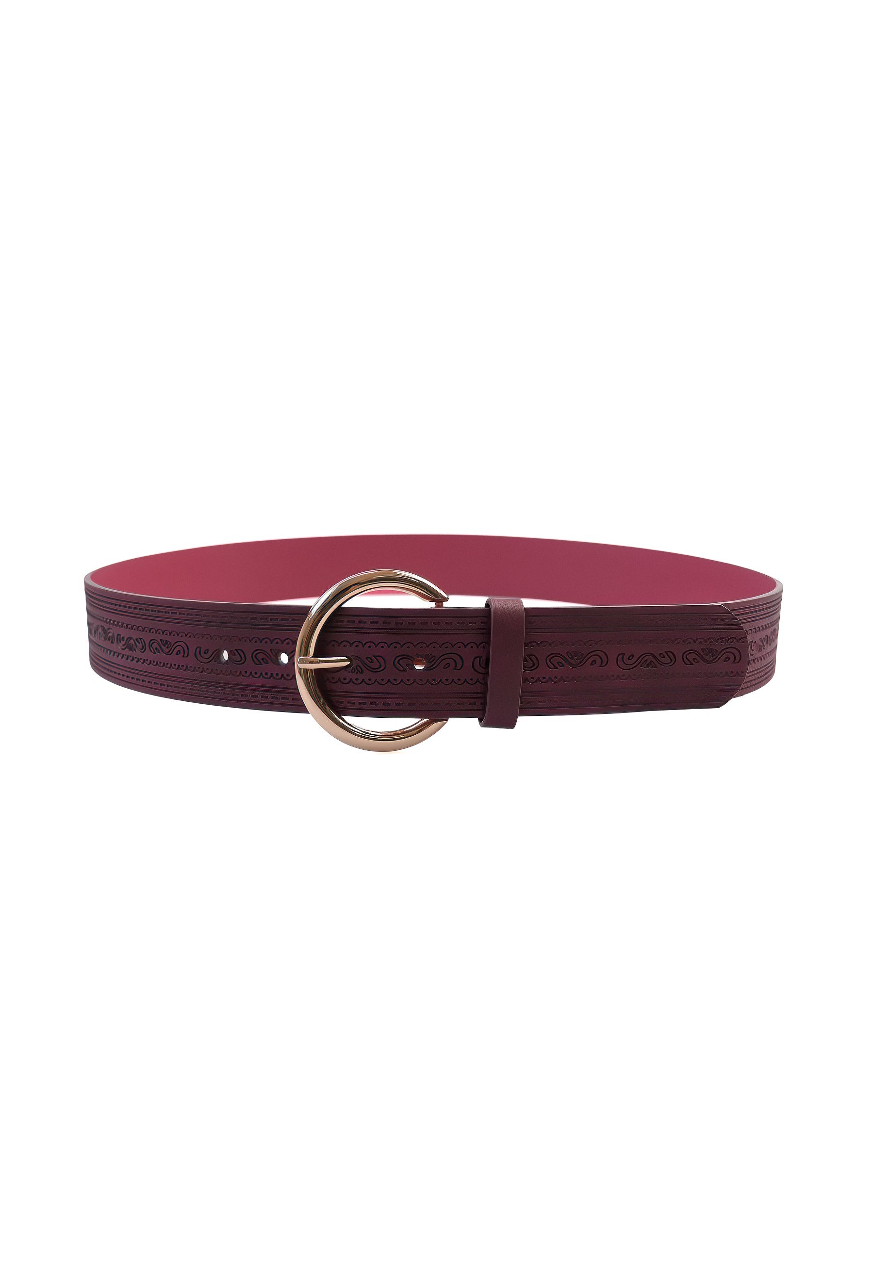 Magenta Designer Classic Belt