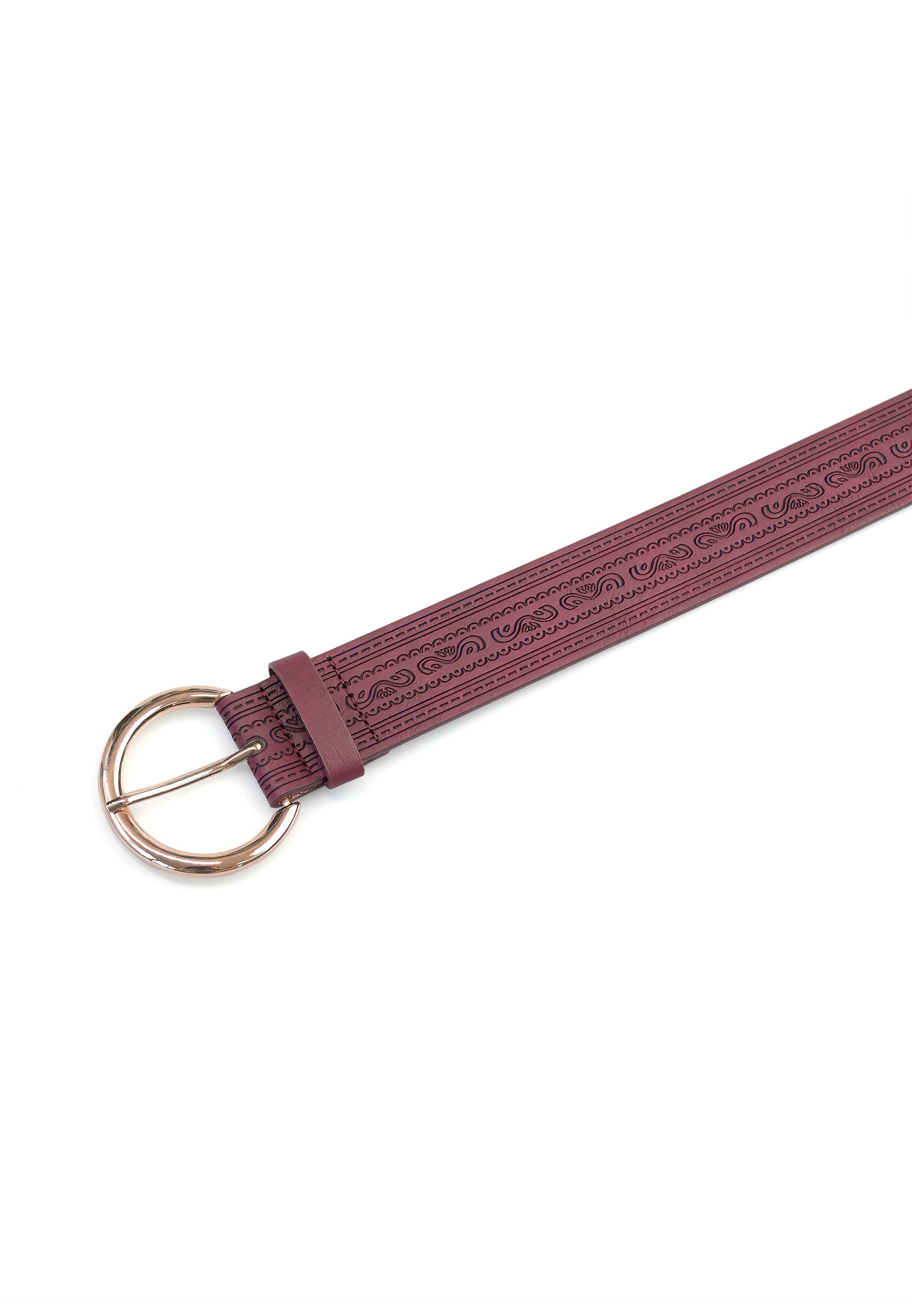 Magenta Designer Classic Belt