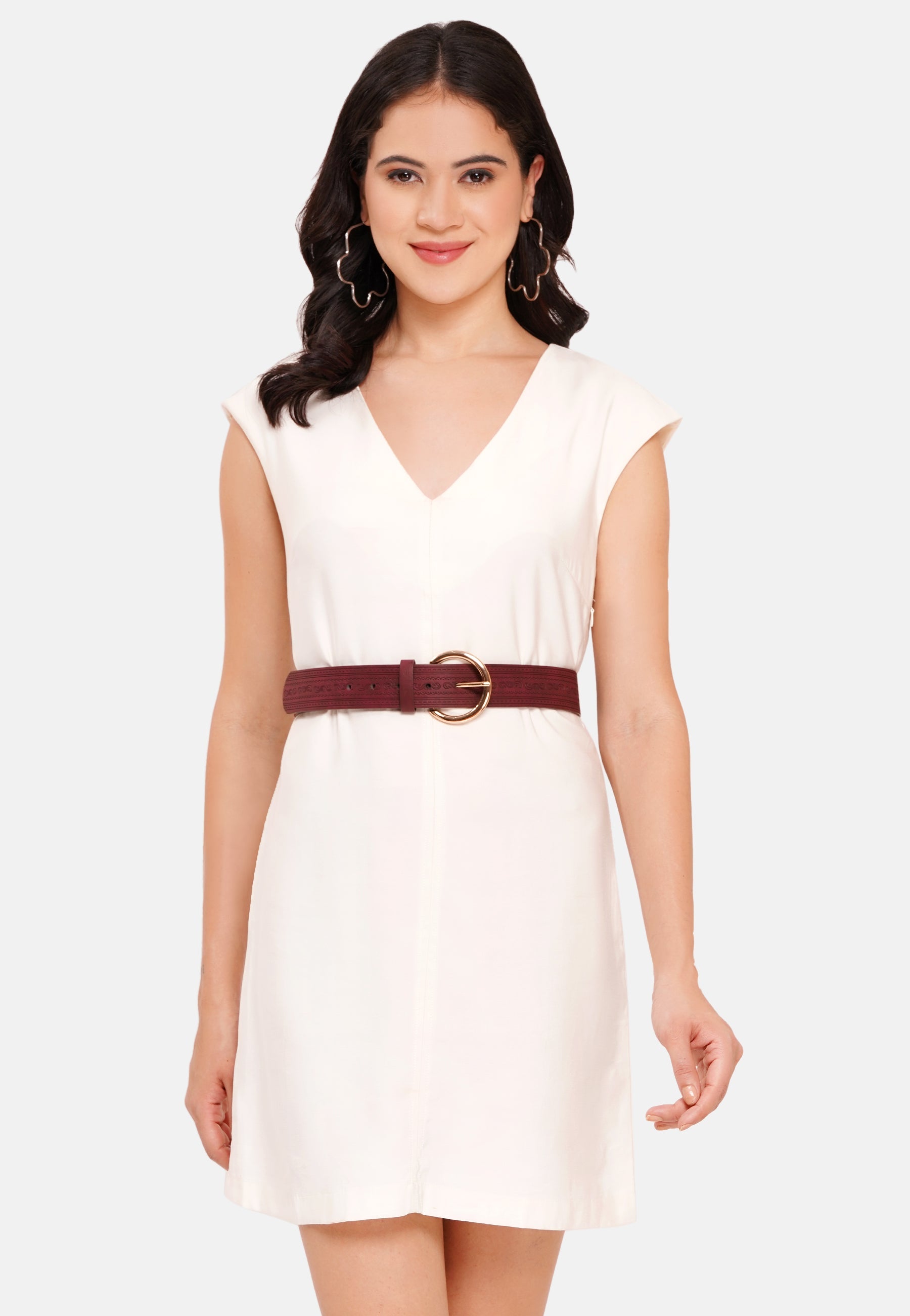 Magenta Designer Classic Belt