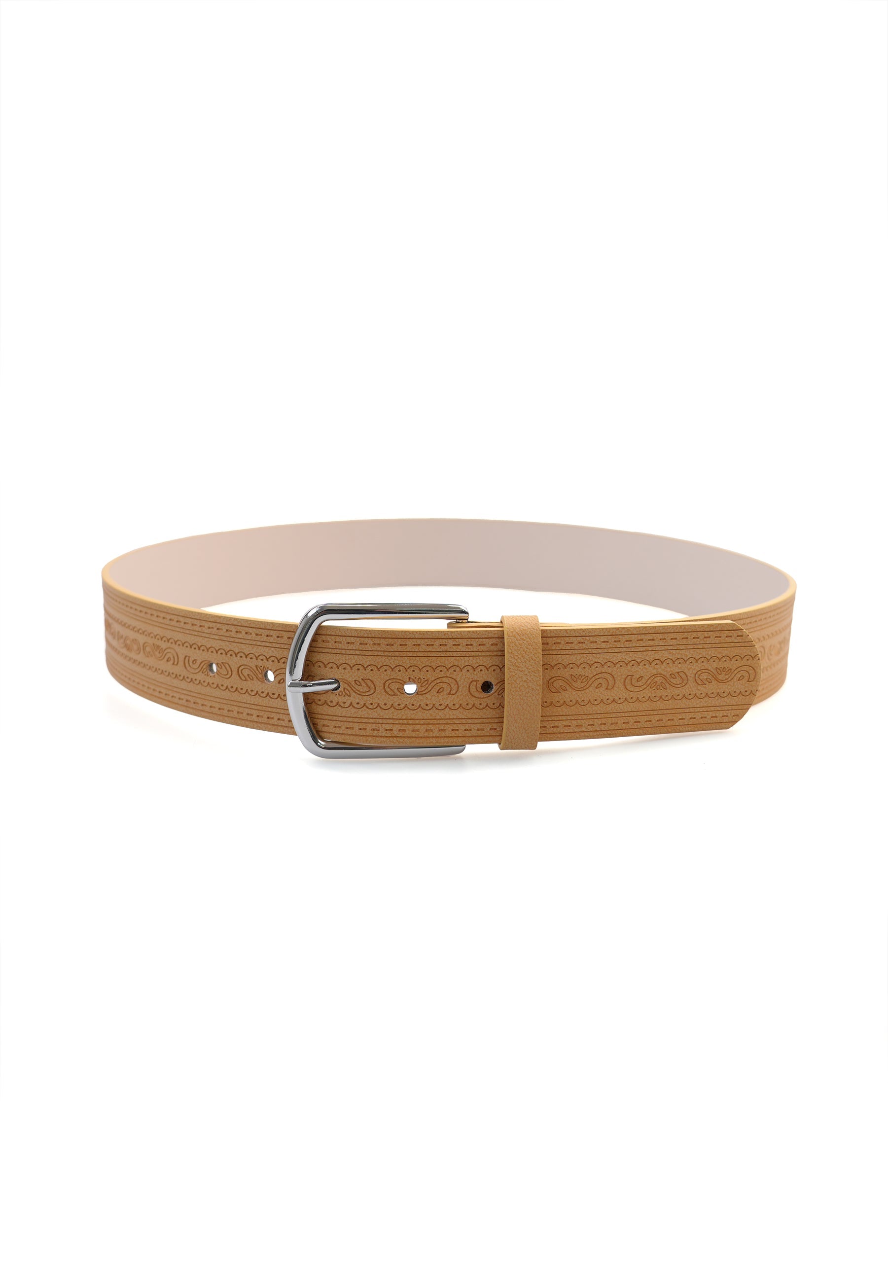 Ceinture classique jaune de créateur