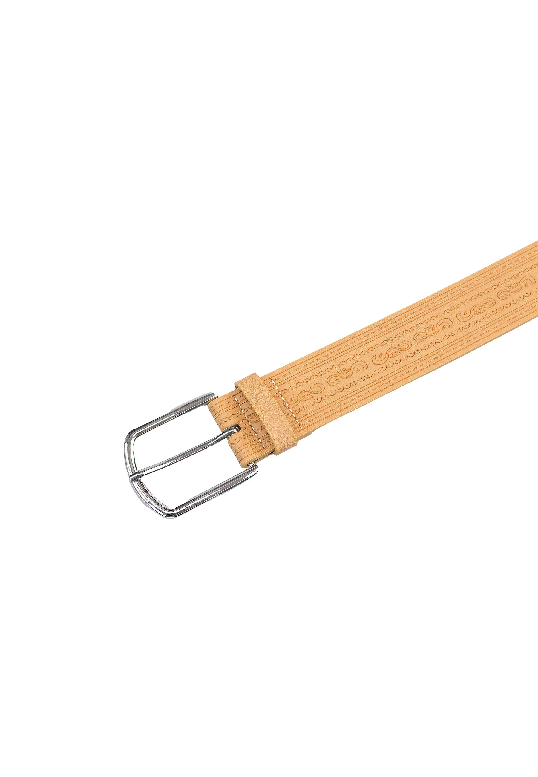 Ceinture classique jaune de créateur