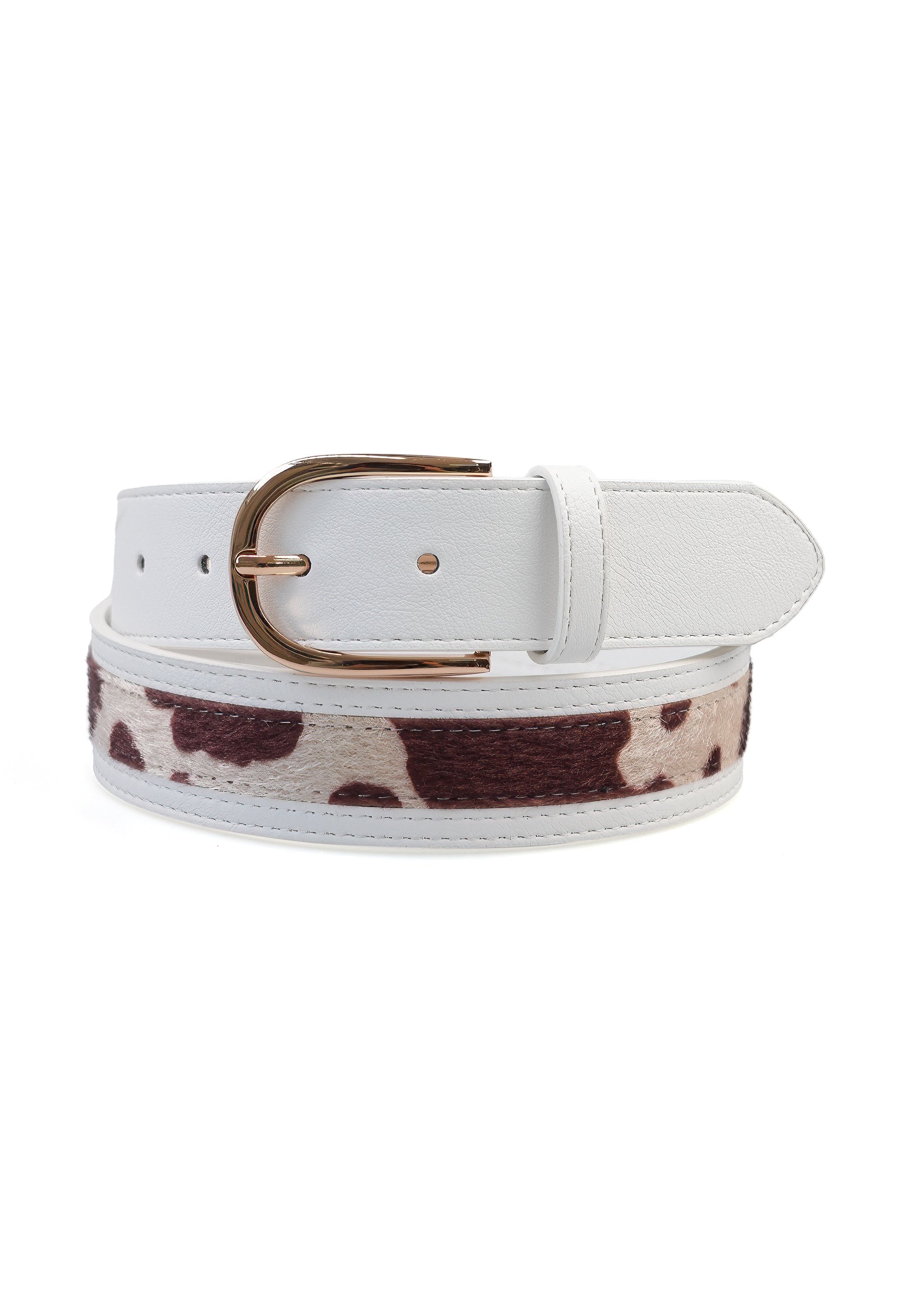Dual Pattern Snake Print Belt
