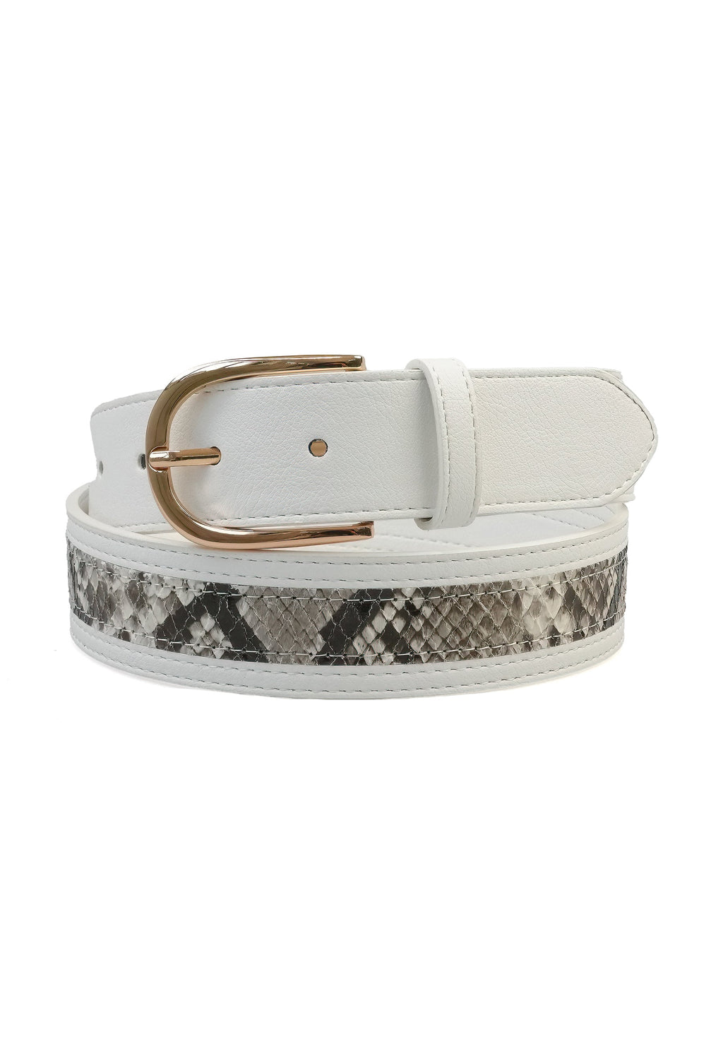 Dual Snake Print Belt