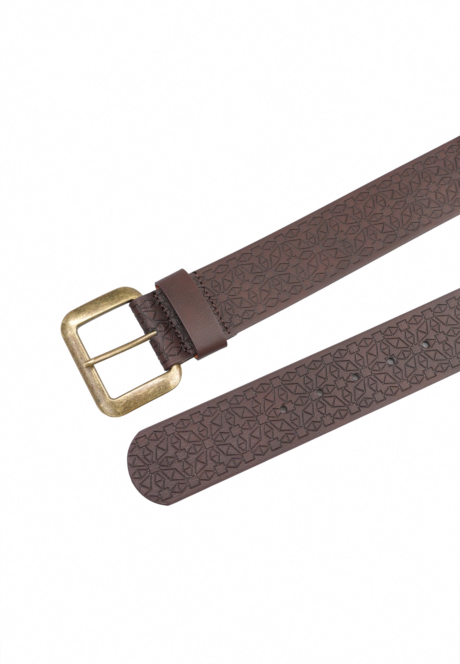 Ceinture large marron élégante