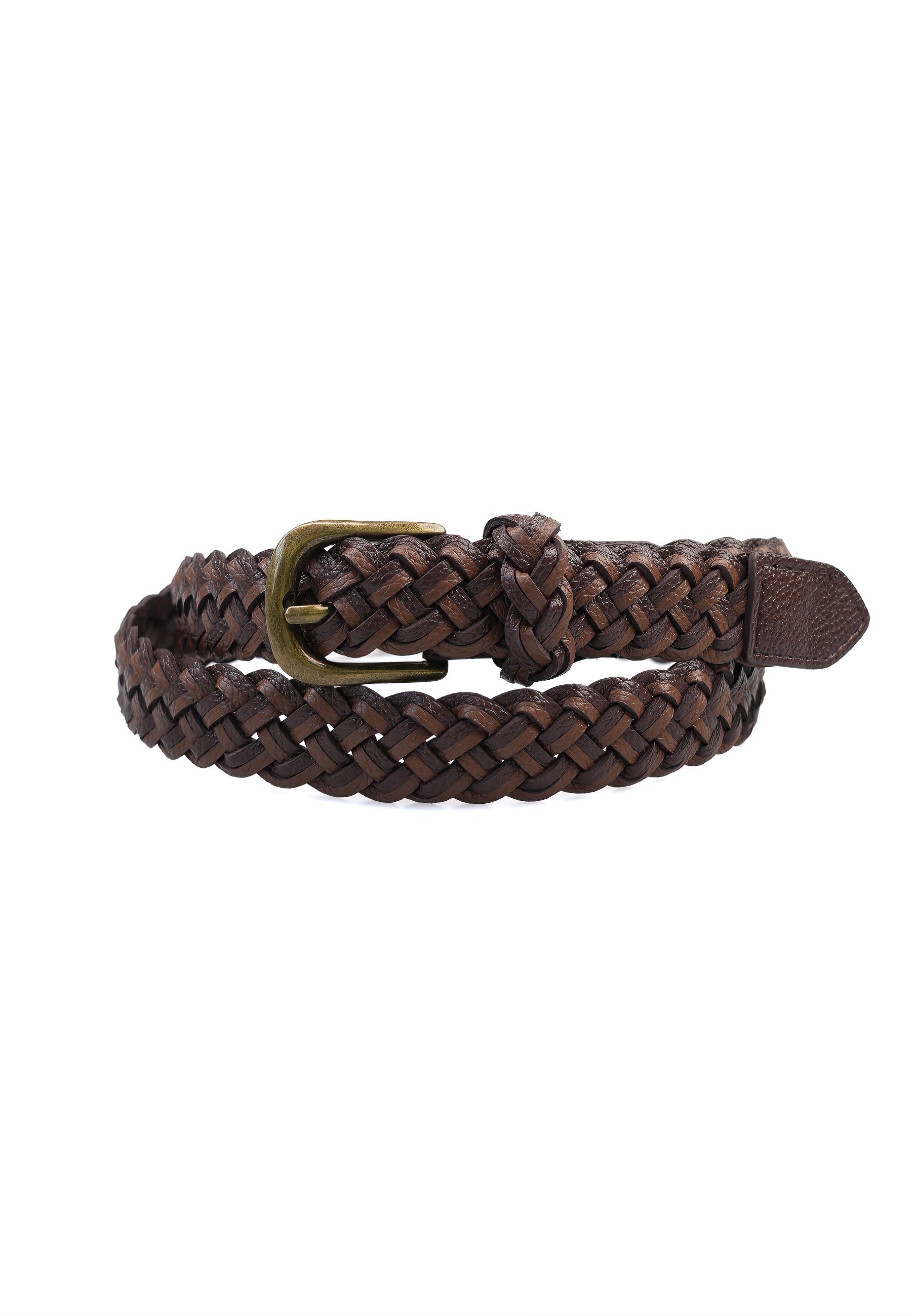 Contemporary Round Buckle Belt