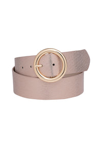 Ceinture élégante à boucle ronde