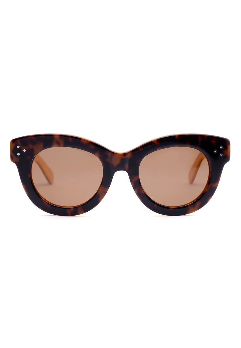 Lunettes de soleil rétro à monture ronde